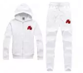 hombre chandal nike tracksuit outfit nt2102 white